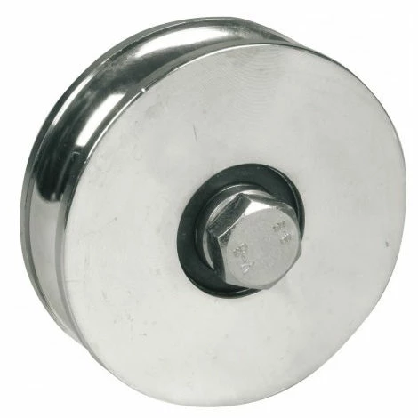 Roue En Acier Zingué Ø100 Mm AVL - Gorge Ronde Ø16 Mm - Vis 12 C 60 Mm - Charge 350 Kg - 916100A 3 Roue En Acier Zingué Ø100 Mm AVL - Gorge Ronde Ø16 Mm - Vis 12 C 60 Mm - Charge 350 Kg - 916100A