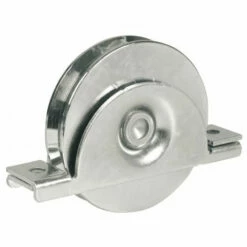 Roue Ø100 Mmm à Gorge Ronde Ø16 Mm AVL - Support à Encastrer - Charge 300 Kg - 918100B