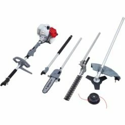 IKRA Débroussailleuse Thermique Sur Perche 4 En 1