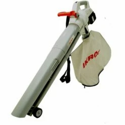 IKRA Aspirareur -souffleur Broyeur De Feuilles à Batterie 2 X 20 Volts