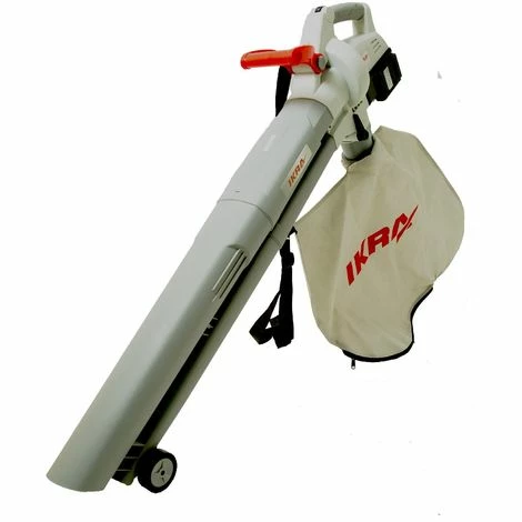 IKRA Aspirareur -souffleur Broyeur De Feuilles à Batterie 2 X 20 Volts 3 IKRA Aspirareur -souffleur Broyeur De Feuilles à Batterie 2 X 20 Volts