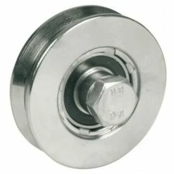 Roue Ø 80 à Gorge Triangulaire Avec 1 Roulement à Bille AVL - Charge 200 Kg - 914080Y