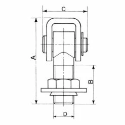 Gond à Souder AVL Ø 18 - L.85 Mm - 7063 -IKRA Soldes Magasin 5427790 3