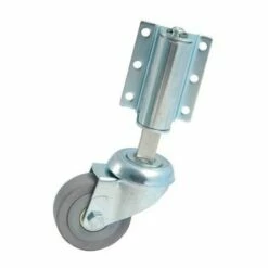 Roulette Pivotante échelle à Platine AVL - Roues Caoutchouc Ø 50 - Charge 40 Kg - 718531A