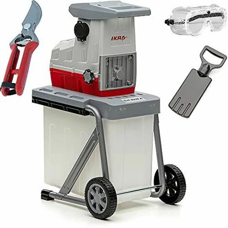 Ikra Broyeur Silencieux électrique ILH 3000A, Sécateur De Jardin & Lunettes De Sécur... 3 Ikra Broyeur Silencieux électrique ILH 3000A, Sécateur De Jardin & Lunettes De Sécur...