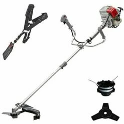 IKRA Débroussailleuse Thermique IBF 31-4 Bobine, Lame & Sangle Incluse