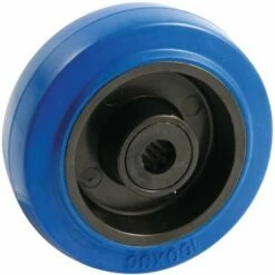 Roue Non Tachante Polyamide Bleu 125mm - AVL - 207358A