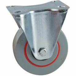 Roulette Saturne Grise 100 Mm Fixe - AVL - 5948220