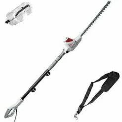 Ikra Taille-haie Télescopique électrique ITHS 600, Longueur De Coupe 51cm, Sangle & L...