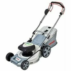 IKRA Tondeuse à Gazon Tractée Sur Batterie IAM 40-4625S Avec Fonction De Mulching, Diamètre De Coupe 46cm